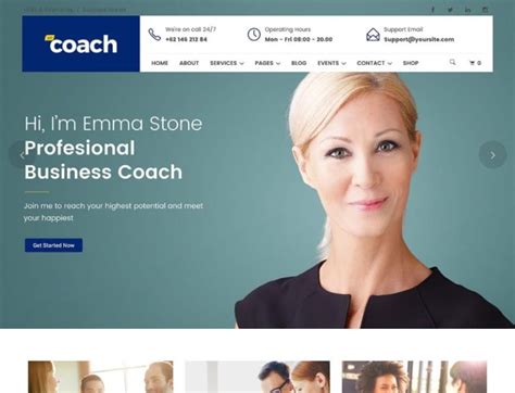 business coach websites